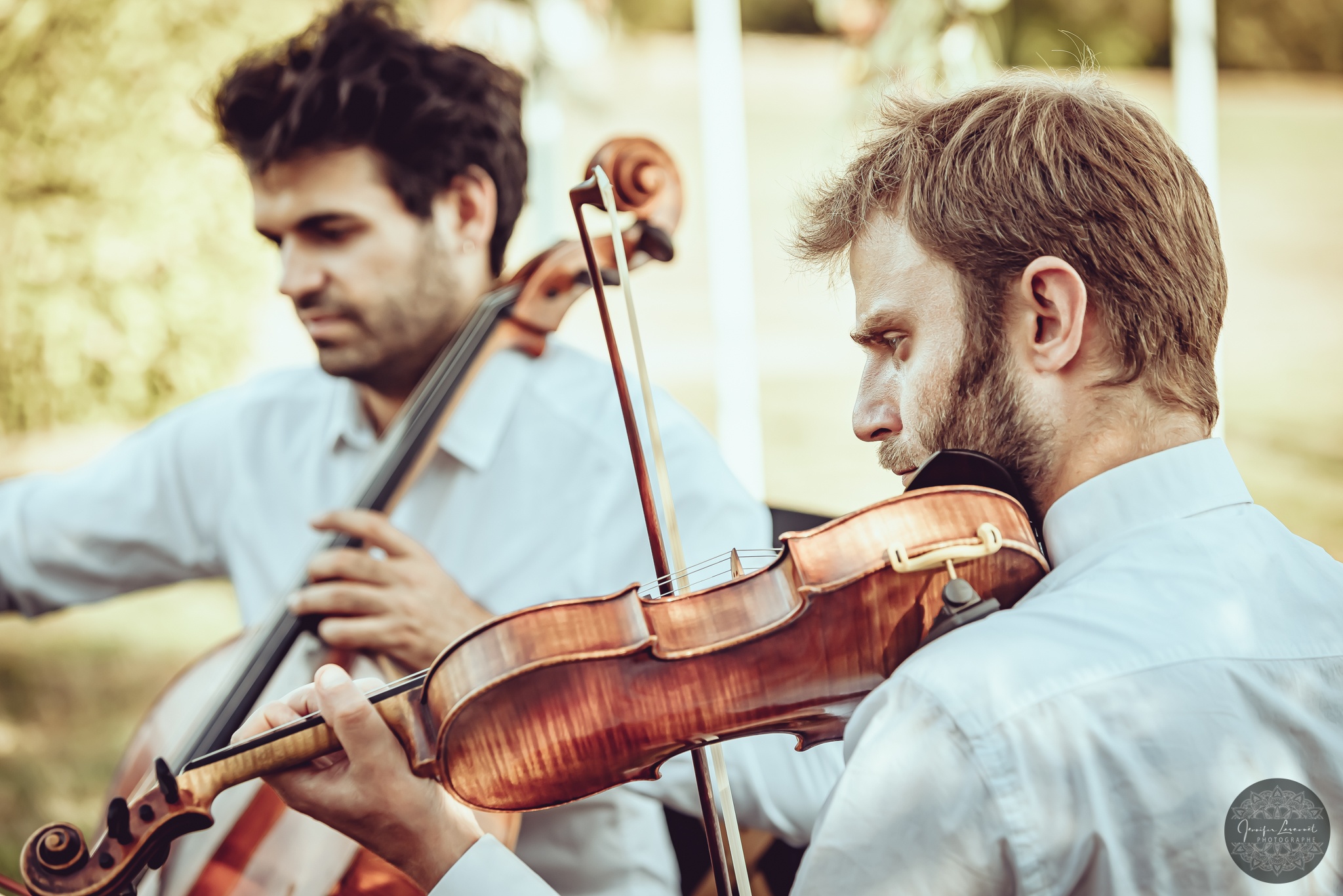 Violinist during a wedding ceremony