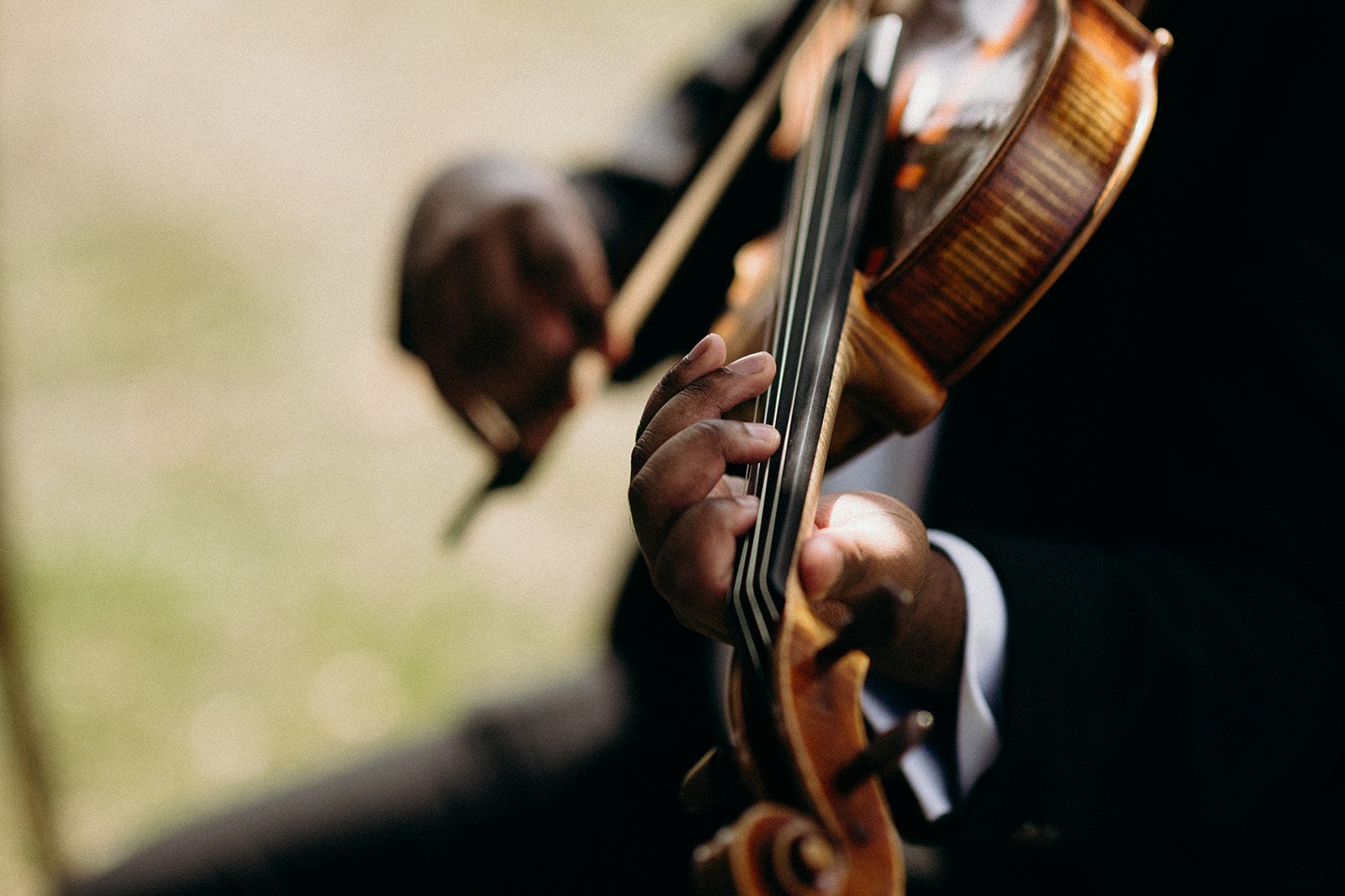 Quatuor à cordes Récital Production lors d'un cocktail de mariage à Bordeaux